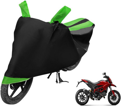 Auto Hub Two Wheeler Cover for Ducati(Hypermotard, Black, Green)