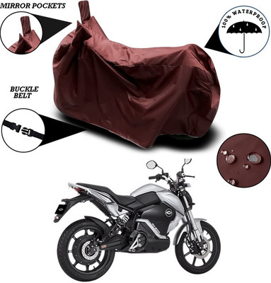 ANTHUB Waterproof Two Wheeler Cover for Revolt(Maroon)