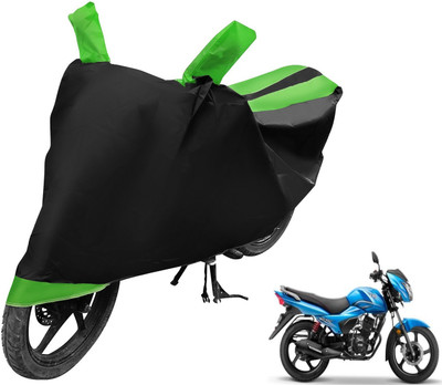 Auto Hub Two Wheeler Cover for TVS(Victor New, Black, Green)