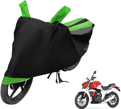 Auto Hub Two Wheeler Cover for Mahindra(Mojo, Black, Green)