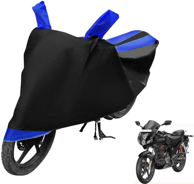Auto Hub Two Wheeler Cover for Hero(Karizma, Black, Blue)