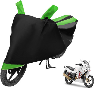 Auto Hub Two Wheeler Cover for Hero(Karizma ZMR, Black, Green)