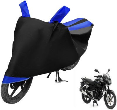 MOCKHE Two Wheeler Cover for Bajaj(Pulsar 150, Black, Blue)