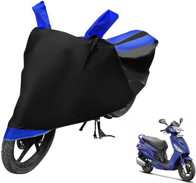 Auto Hub Two Wheeler Cover for Hero(Maestro Edge, Black, Blue)