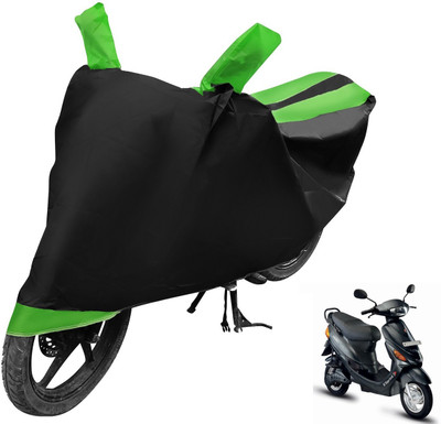 MOCKHE Two Wheeler Cover for Hero(E Sprint, Black, Green)