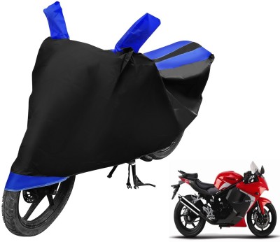 Auto Hub Two Wheeler Cover for Hyosung(GT250R, Black, Blue)