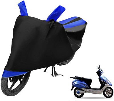 Auto Hub Two Wheeler Cover for Lohia(Fame, Black, Blue)