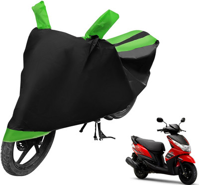 Auto Hub Two Wheeler Cover for Yamaha(Ray Z, Black, Green)