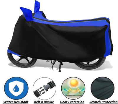 MOCKHE Two Wheeler Cover for TVS(Apache RR 310, Black, Blue)