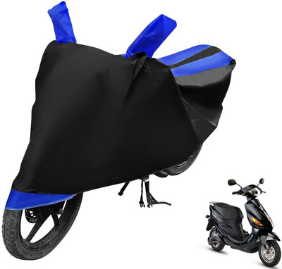 MOCKHE Two Wheeler Cover for Hero(Electric Cruz, Black, Blue)