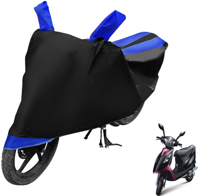 Auto Hub Two Wheeler Cover for TVS(Streek, Black, Blue)