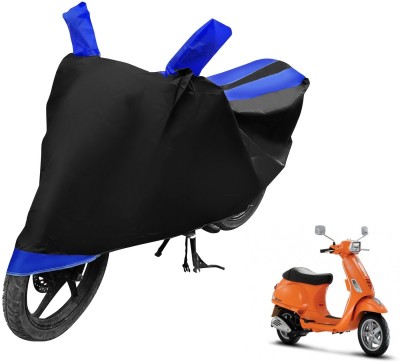 MOCKHE Two Wheeler Cover for Vespa(Vespa SXL, Black, Blue)