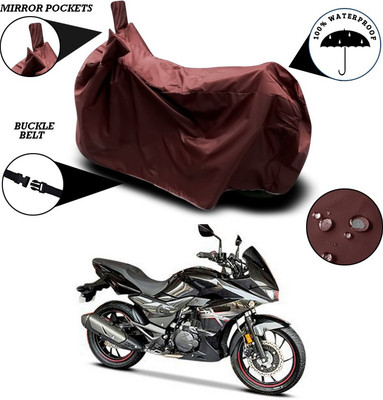 ANTHUB Waterproof Two Wheeler Cover for Hero(Xtreme 200S, Maroon)