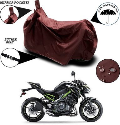 SEBONGO Two Wheeler Cover for Kawasaki(Maroon)