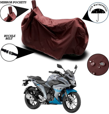 ANTHUB Waterproof Two Wheeler Cover for Yamaha(Fazer 25, Maroon)