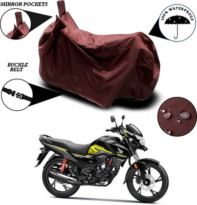 SEBONGO Waterproof Two Wheeler Cover for Honda(SP 125, Maroon)