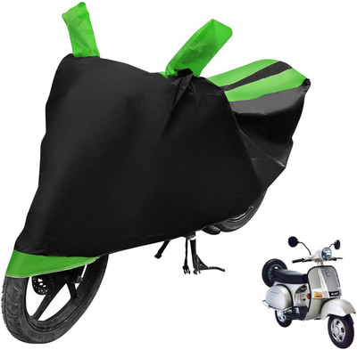 Auto Hub Two Wheeler Cover for Bajaj(Chetak, Black, Green)