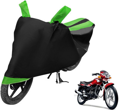 MOCKHE Two Wheeler Cover for TVS(Star Sport, Black, Green)