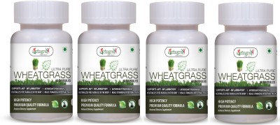 Vringra Wheatgrass Capsules – Wheatgrass Extract –Wheatgrass Powder Capsules (Pack of 4)(4 x 15 Tablets)