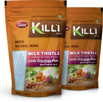 KILLI Milk Thistle Ginger Turmeric Cinnamon Amla Powder, 100g (Pack of 2)(2 x 100 g)