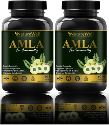 Naturewell AMLA CAPSULE (120N Gold)ultra(2 x 60 No)