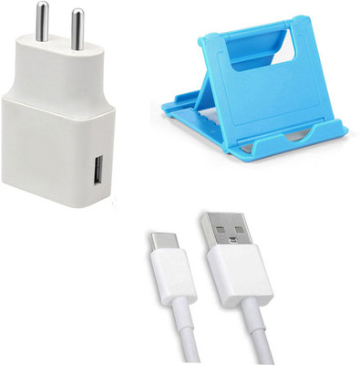 DAKRON Wall Charger Accessory Combo for Moto G 5G(White)
