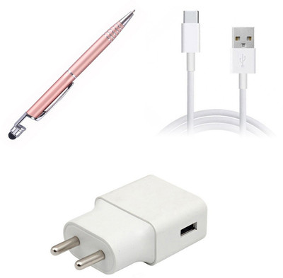 SARVIN Wall Charger Accessory Combo for OPPO A52(White)