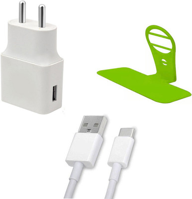 DAKRON Wall Charger Accessory Combo for Samsung Galaxy A51 5G(White)