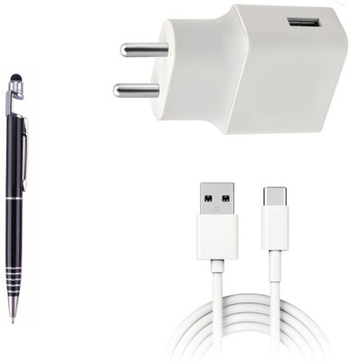 DAKRON Wall Charger Accessory Combo for Samsung Galaxy M51(White)