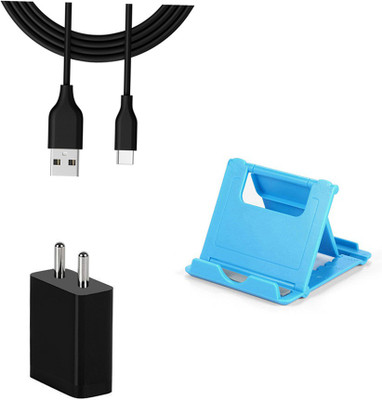 DAKRON Wall Charger Accessory Combo for Huawei P40 Pro+(Black, Blue)
