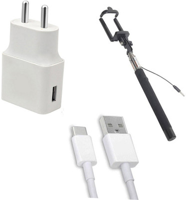 DAKRON Wall Charger Accessory Combo for LG W31(Multicolor)
