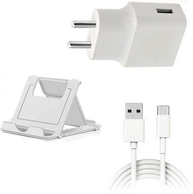 SARVIN Wall Charger Accessory Combo for Xiaomi Redmi Note 9 Pro(White)