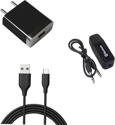 DAKRON Wall Charger Accessory Combo for Xiaomi Mi 10T Pro(Black)