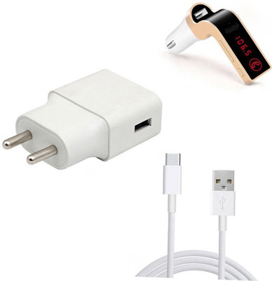 DAKRON Wall Charger Accessory Combo for LG Velvet(White)