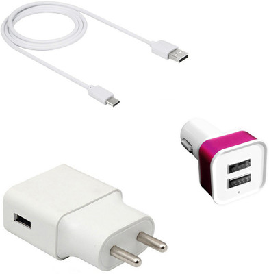 SARVIN Wall Charger Accessory Combo for Samsung Galaxy A51(White)