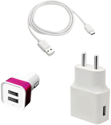 SARVIN Wall Charger Accessory Combo for Xiaomi Redmi 9(White)