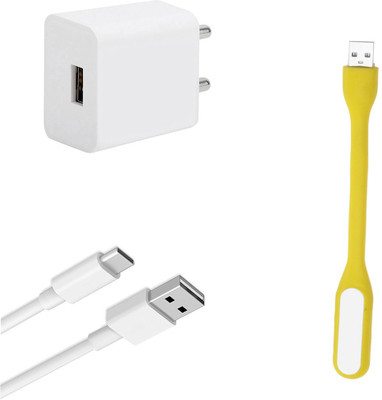 SARVIN Wall Charger Accessory Combo for Xiaomi Redmi 9 Prime(White)