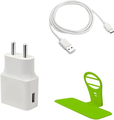 DAKRON Wall Charger Accessory Combo for Samsung Galaxy M31(White)