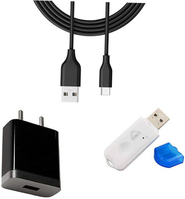 DAKRON Wall Charger Accessory Combo for Infinix Zero 8i(Black)