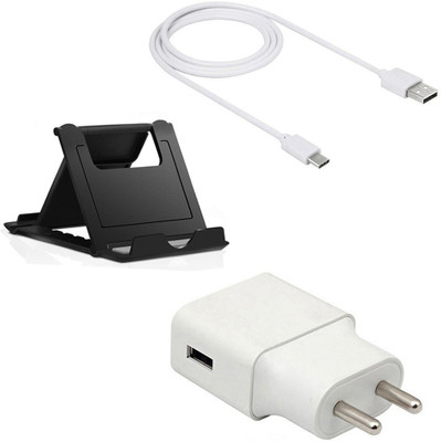 DAKRON Wall Charger Accessory Combo for Coolpad Cool 6(Multicolor)