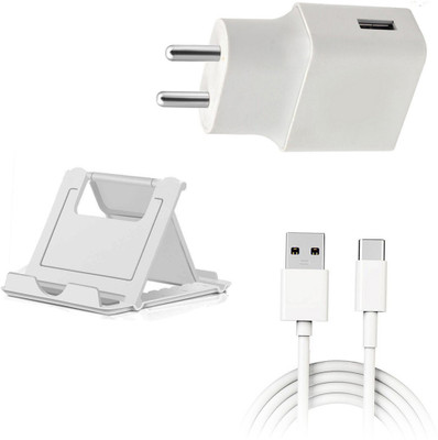 SARVIN Wall Charger Accessory Combo for OPPO F17(White)