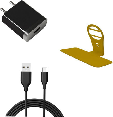 DAKRON Wall Charger Accessory Combo for Xiaomi Poco X3(Black)