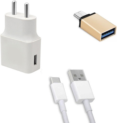 SARVIN Wall Charger Accessory Combo for Samsung Galaxy F41(White)