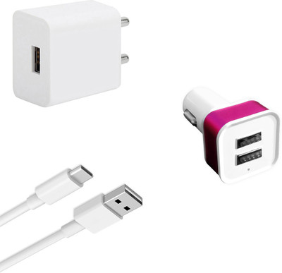 SARVIN Wall Charger Accessory Combo for Samsung Galaxy M31s(White)