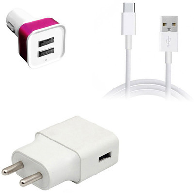 DAKRON Wall Charger Accessory Combo for Google Pixel 4A(White)
