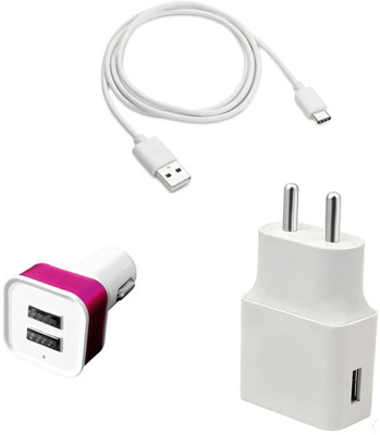 DAKRON Wall Charger Accessory Combo for LG Wing(White)