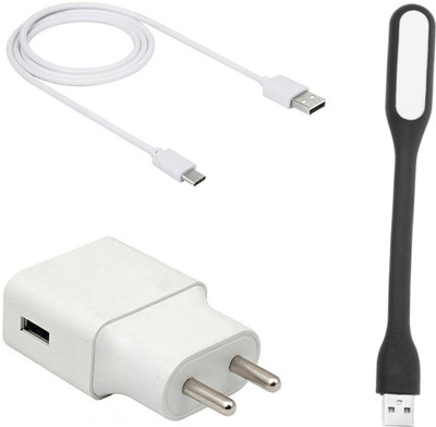 DAKRON Wall Charger Accessory Combo for Coolpad Cool 6(White)