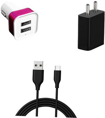 DAKRON Wall Charger Accessory Combo for Google Pixel 4A(Black)