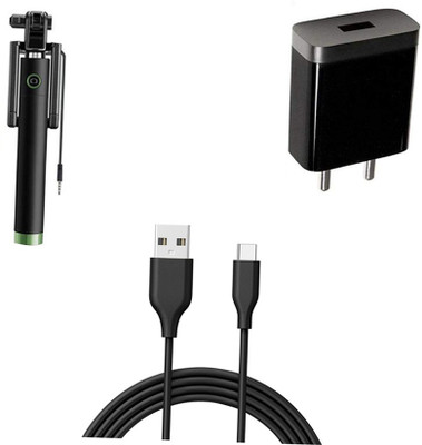 DAKRON Wall Charger Accessory Combo for LG Velvet 5G(Black)