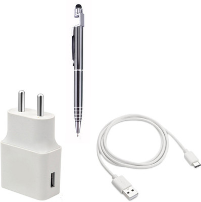 SARVIN Wall Charger Accessory Combo for Xiaomi Redmi 9(White)